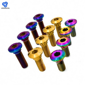 Din 7338 B Bicycle Bolt Grade Intonation 5 Anodized Blue Titan Screw Price Spine Titanium Pedicle Screws Screw