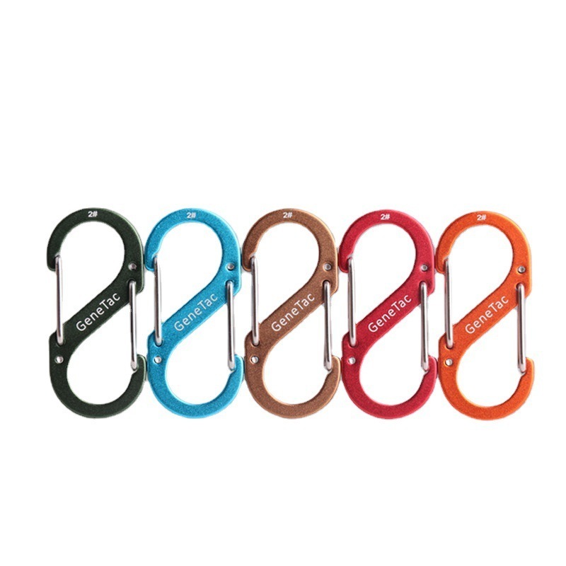 climbing hook quick draw carabiners 30kn auto lock slide lock carabiner