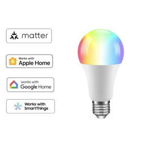 Matter on WiFi 7w Smart Light Bulb E27 Dimmable Smart Things Siri Alexa Google Homepage 220V