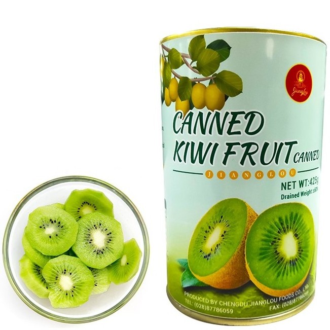 kiwi fruit can Custom order sweet canned product 425g per for meal daily party children favor