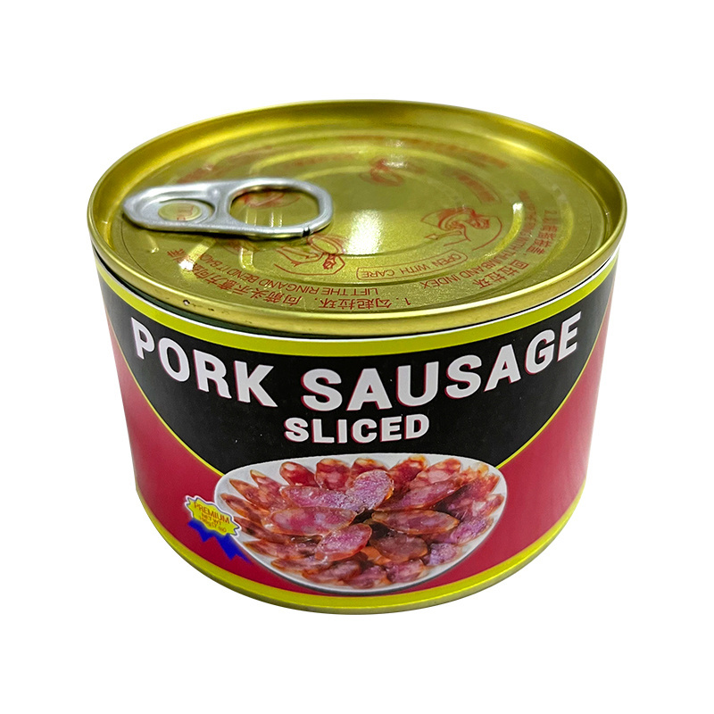 Pork halal sausage small canned  Wholesale White pork sausage canned in brine