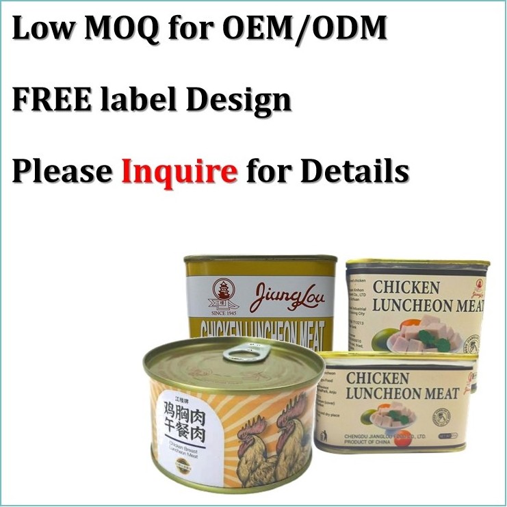 halal wholesale chicken poultry luncheon meat canned in can 198g 340g 380g original manufacturer