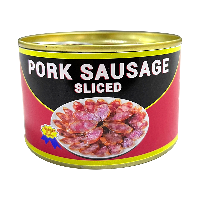 Pork halal sausage small canned  Wholesale White pork sausage canned in brine