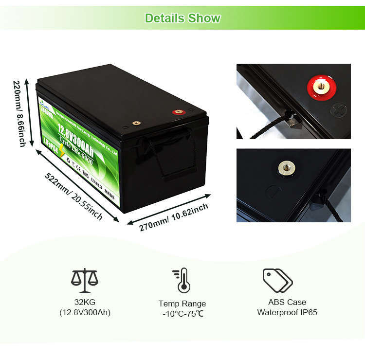 Long Life deep cycle  Lithium ion Battery Solar Energy Batteries 12V 50Ah 100ah LiFePO4 Battery for Marine Boat