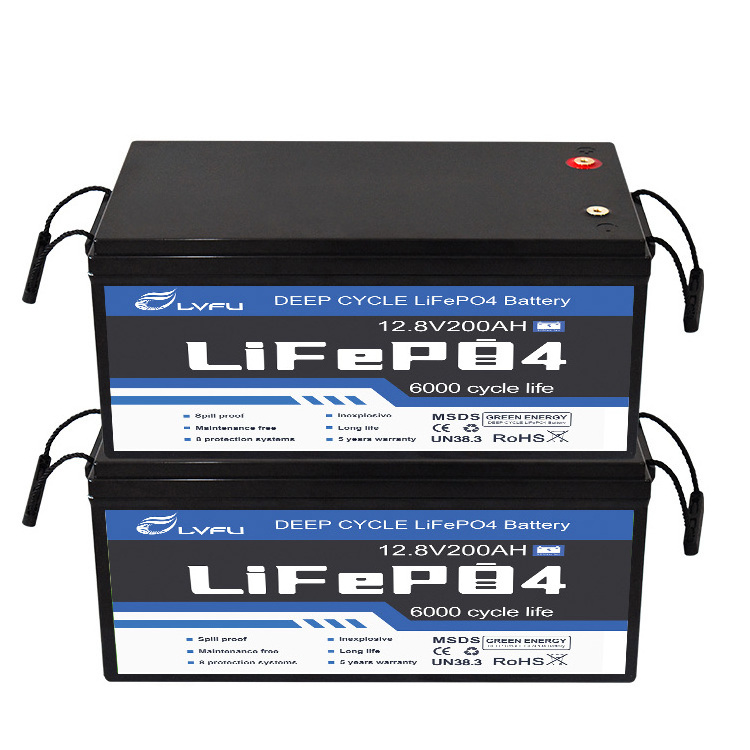 Deep Cycles Grade A 12v 50ah 100ah 200ah Lithium Ion Battery 12v Lifepo4 Battery energy storage battery pack for solar panel