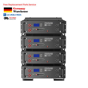 LVFU 51.2V 48V 100ah 200Ah 300Ah LiFePO4 Lithium Ion Iron Phosphate Battery Rack Mounted 10kwh Solar Energy Storage Battery