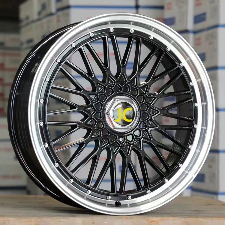 Jiangzao Chrome wheels blank 4x114.3 wheels 14 15 16 17 18inch structure alloy rims 10 hole