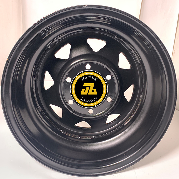 Jiangzao custom Steel Car Wheel 8 soft Steel Wheel Rims 14 15 16 17 18 19 20 21 22 inch for car