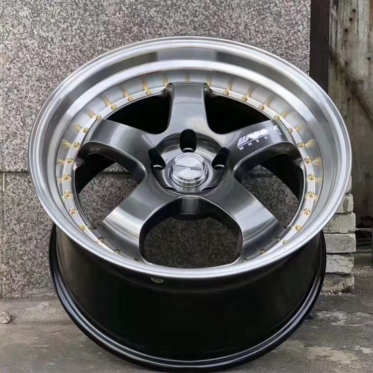 alloy Cast Wheels Sport Track Style Car Rims and Car Alloy Jiangzao Deep Lip Wide Rim 18 19 Carton OEM Bronze Universal 22 inch