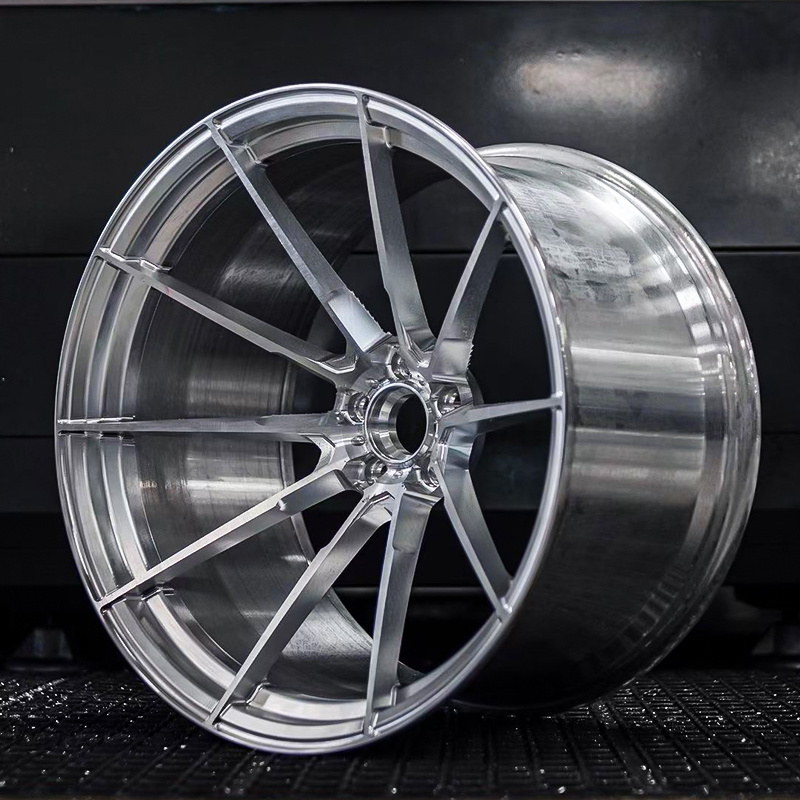 Jiangzao Customize Forged Wheels 5X112 5X130 Alloy   Forging Supercar Ri Inch Black Aluminium Car Alloy Wheel Rims