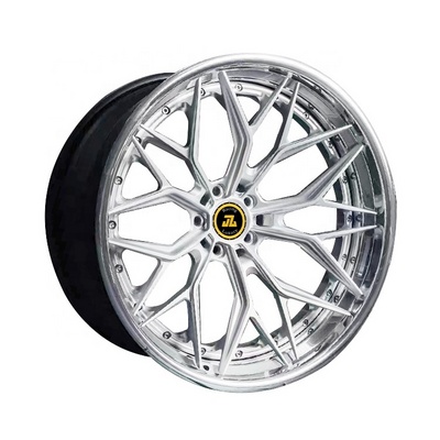 Jiangzao custom aluminum alloy wheel rims 19x8.5 forged wheels 5x114.3 18 19 20 21 22inch 2 piece forged wheels 5x112 20x9