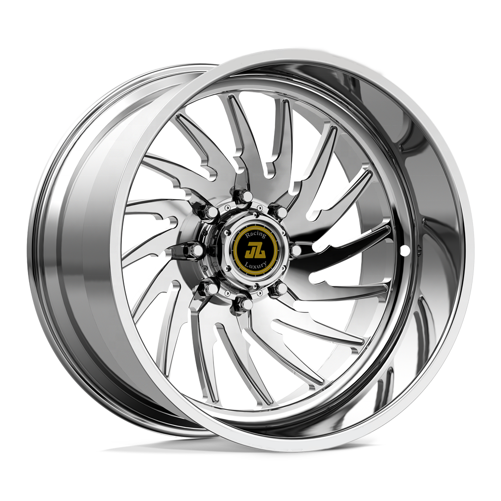 Jiangzao Deep Dish 22X12 24X14 26X16 inch 4x4 alloy forged wheel black barrel rims 8X170 6X139.7offroad truck rim wheel For F150