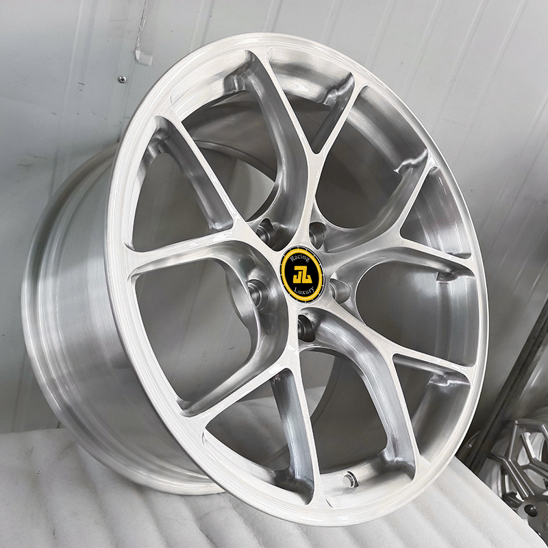 Jiangzao Custom 17 18 19 20 21 22 inch white 5 spoke wheels rims forged ...