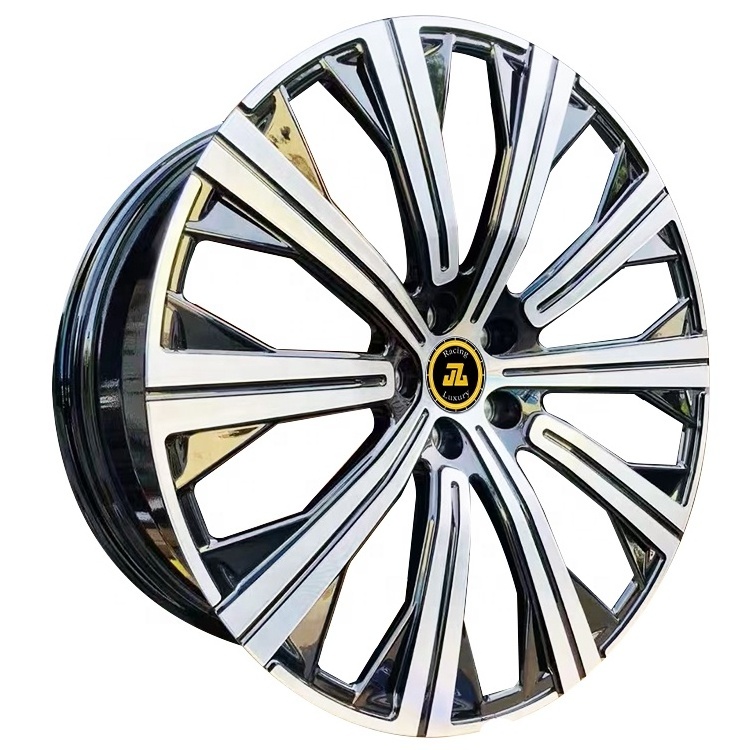 Jiangzao Forged Alloy Car Wheel Rim 17 18 19 20 21 22 23 24 inch Black Machine Face 5x112 5x120 5x130 rim