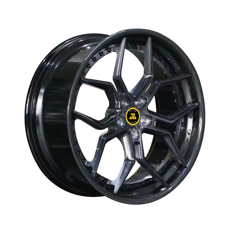 JZ 18 19 20 21 22 Inch Forged Car Alloy Wheels T6061 passenger car wheel 5x120 6x139.7 car rims