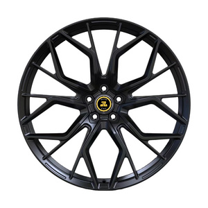 Jiangzao customize snowflake rims 20 inch gmc sierra black and chrome aluminum wheel rims forged