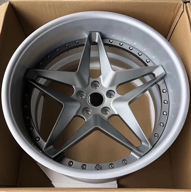 2 Piece Star Shape Design Custom Forged Wheels High Quality Strength 18 19 20 21 22inch Alloy Mags For Sports Car Racing