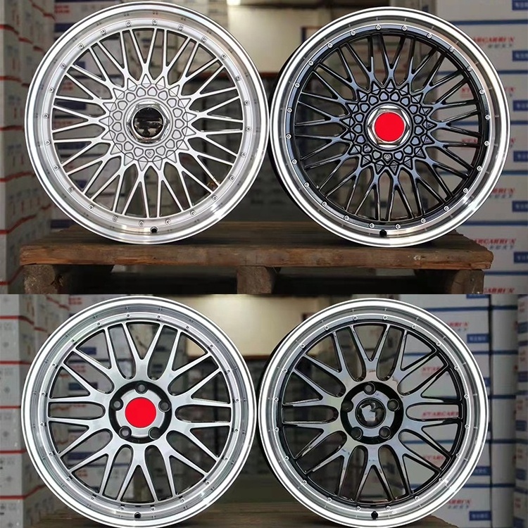 Jiangzao Chrome wheels blank 4x114.3 wheels 14 15 16 17 18inch structure alloy rims 10 hole