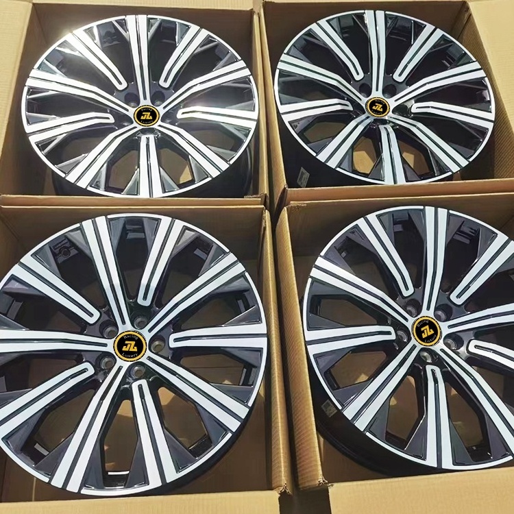 Jiangzao Forged Alloy Car Wheel Rim 17 18 19 20 21 22 23 24 inch Black Machine Face 5x112 5x120 5x130 rim