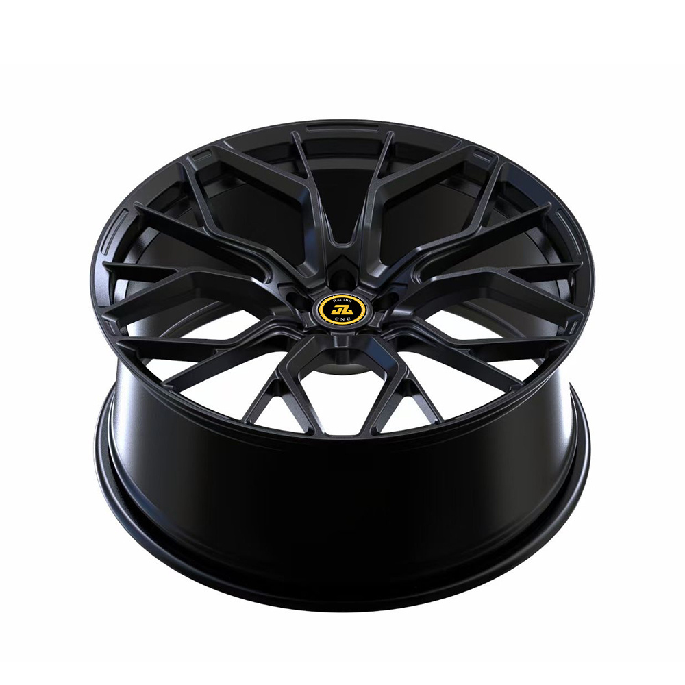 Jiangzao customize snowflake rims 20 inch gmc sierra black and chrome aluminum wheel rims forged