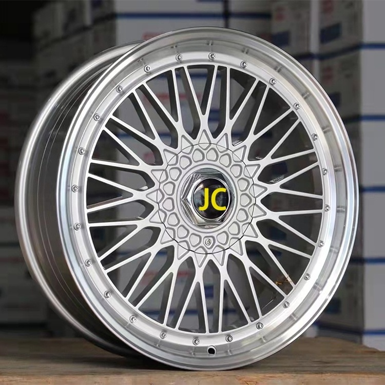 Jiangzao Chrome wheels blank 4x114.3 wheels 14 15 16 17 18inch structure alloy rims 10 hole