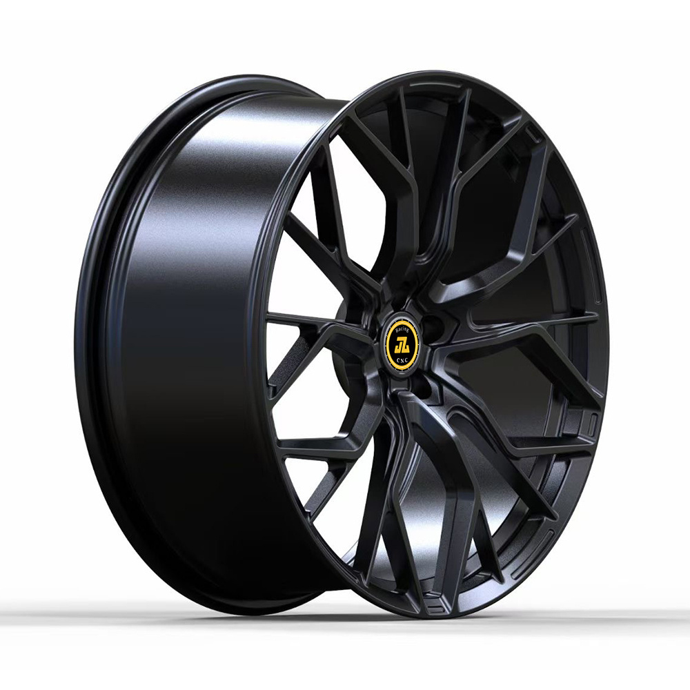 Jiangzao customize snowflake rims 20 inch gmc sierra black and chrome aluminum wheel rims forged