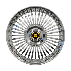 Jiangzao Custom 2-Piece Forged deep lip Multi Spoke polished wheels 5x112  18 19 20 21 22 23 24 inch for s-class w223 w222 w221