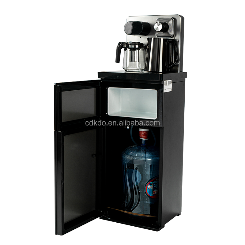 New Style Hot Warm Cold Water Dispenser Bottom Loading Tea Bar With Large Storage Cabinet