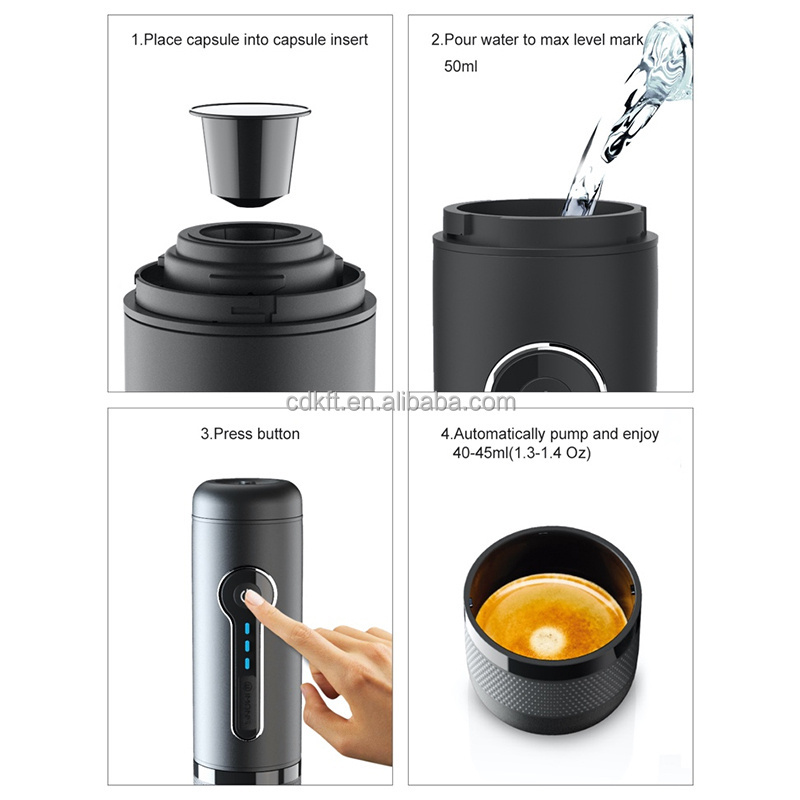 Fully Automatic coffee machine portable Espresso Machine Italian Coffee Maker 12V Coffee Machine For  Capsule