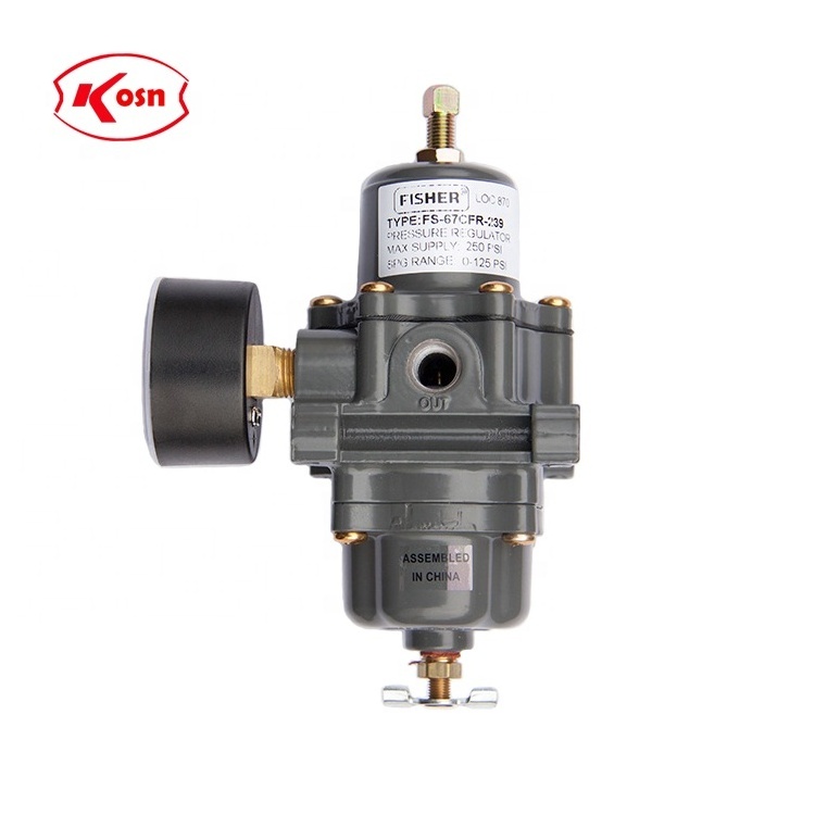 American original New 1/4NPT interface FS67CFR 67CF 67CFSR 67CS stabilize filter pressure reducing filter regulator Fisher valve