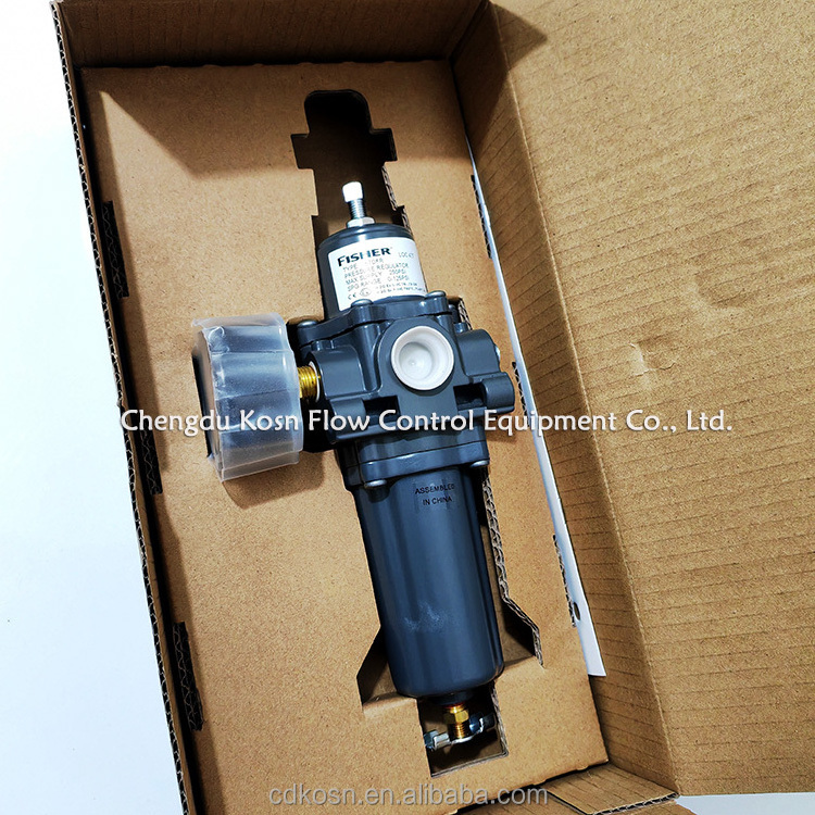 American original New 1/2NPT interface stabilize pressure air FS67DFR-25 filter pressure reducing regulator FISHER valve