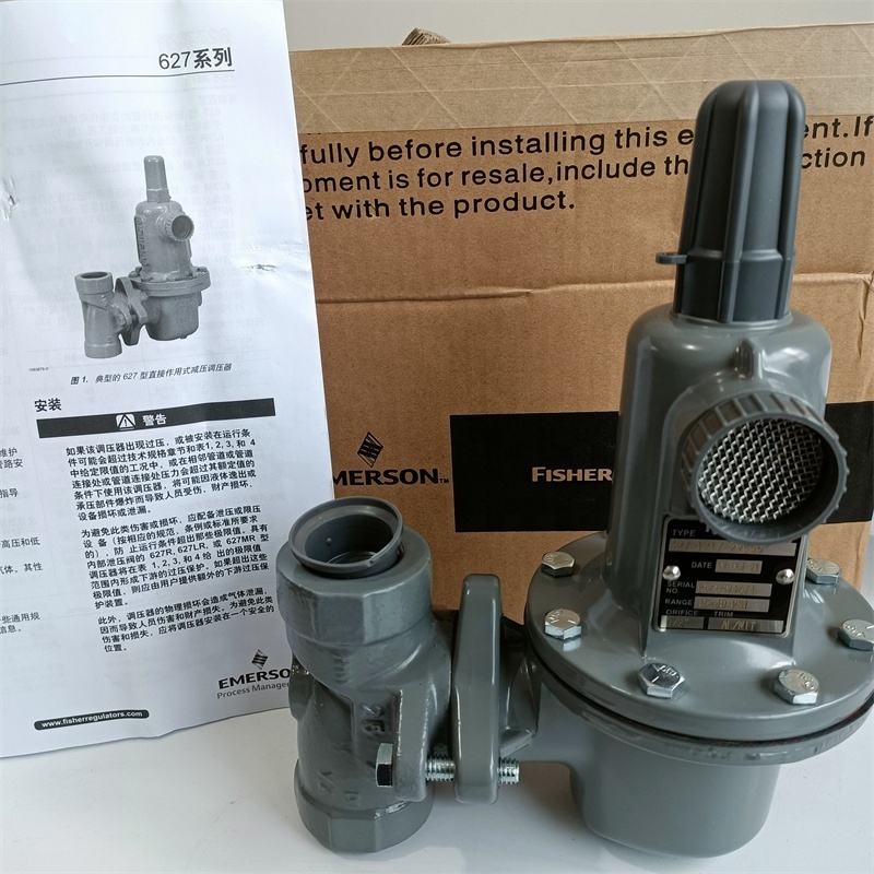 Fisher 627 Series Pressure Reducing Regulator  Industrial Regulators 627-1217-29855 627-496 fisher emerson valve