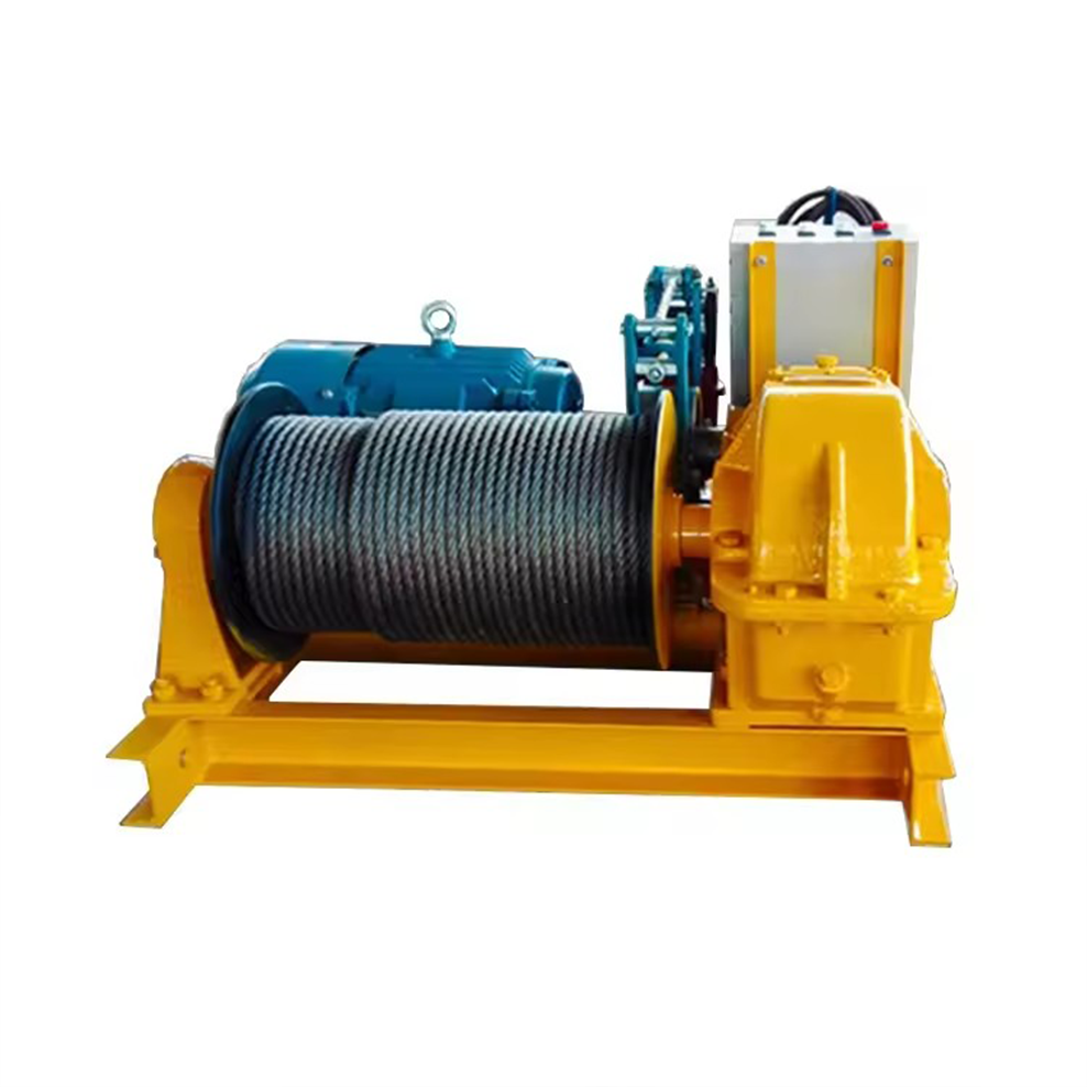 0.5-60t JK Type Electric Wire Rope Winch Single Speed and Daul Speed  High Speed Construction Winch