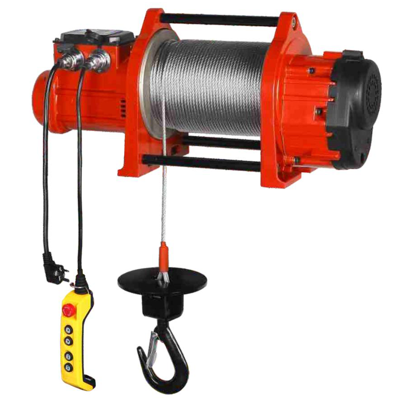 M3 Electric Wire Rope Winch Hoist 110V-220V Brushless Adjustable Speed Multifunctional Small Elevator For Home Renovation