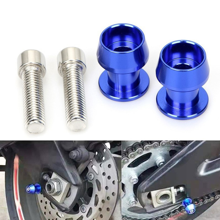 2pcs 8mm 10mm Motorcycle Rear Lift Screws CNC Swingarm Swing Arm Spools Sliders Stand Screw Motorcycle Universal Accessories