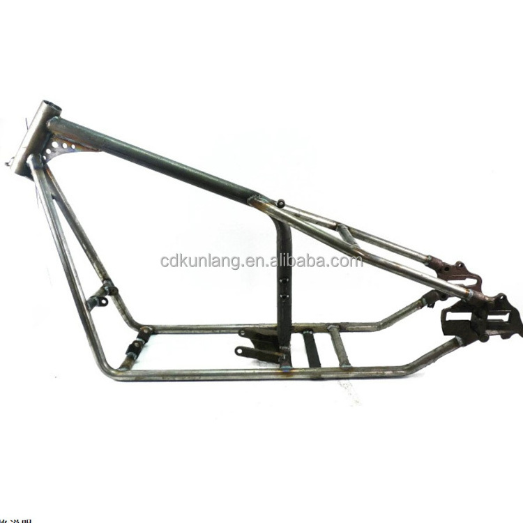 Retro modified motorcycle handmade hard tail single seater frame