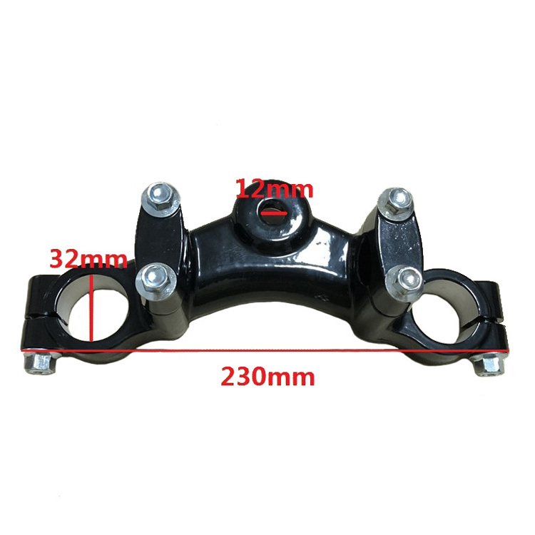 motorcycle GN125 triangle steering wheel joint board on front fork column for 125cc GN 125 direction faucet mount parts