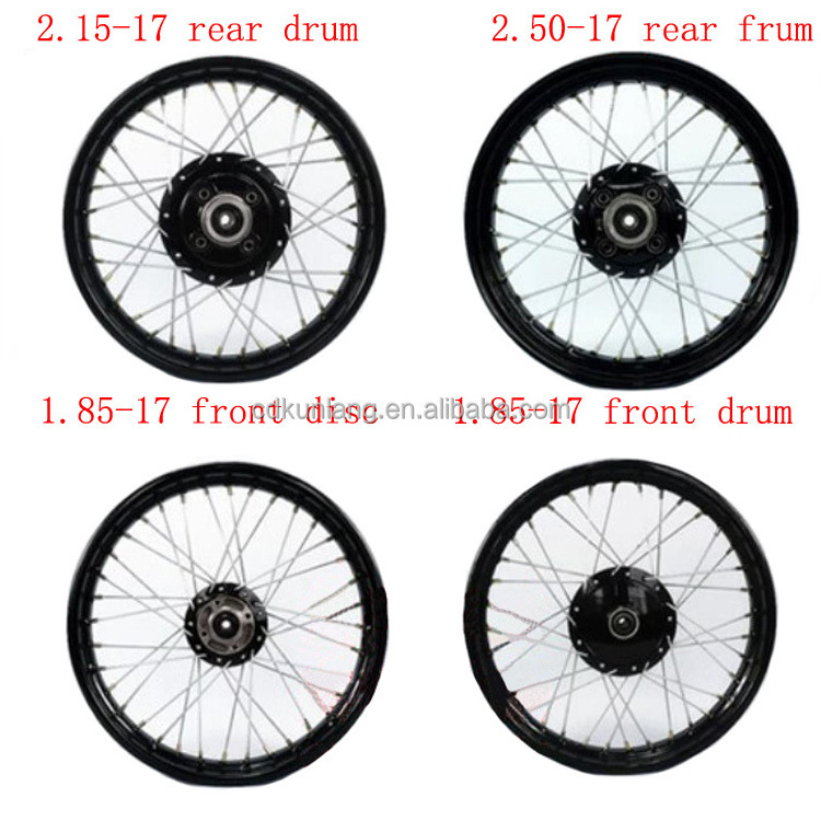 Retro modified motorcycle CG125 wheels for locomotives front and rear wheel hubs disc brakes and hub brakes