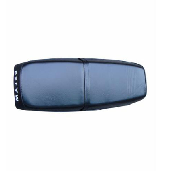 WY125 Motorcycle Seat Assy Motorbike Black Leather Seat Cover Cushion