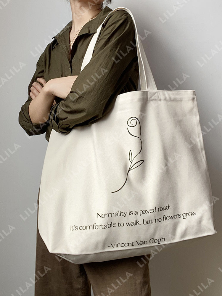 cotton canvas bag Custom Printed Logo Personalized pouch canvas Shopping bag Standard Size Cloth Canvas Cotton Tote Bag