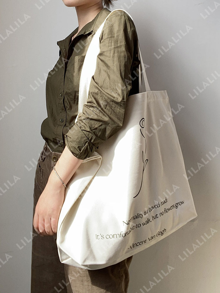 cotton canvas bag Custom Printed Logo Personalized pouch canvas Shopping bag Standard Size Cloth Canvas Cotton Tote Bag