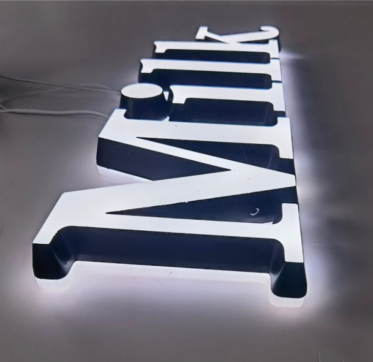 Custom Plastic Acrylic LEtter Signage Illuminated 3D Letter Sign Board