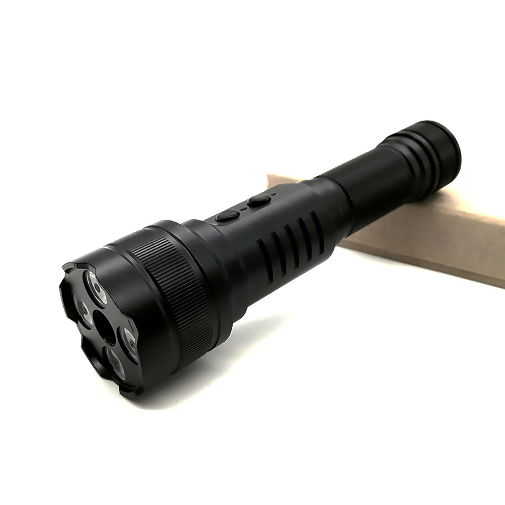 mini portable rechargeable green blue laser beam LED flashlight for outdoor wildness hunting