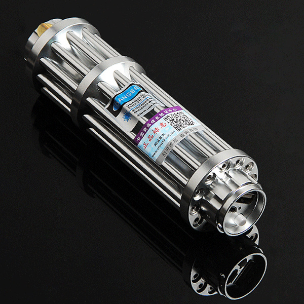 Factory Price USB Rechargeable Gatling 450nm Blue Laser Pointer Long Distance Lazer Flashlight