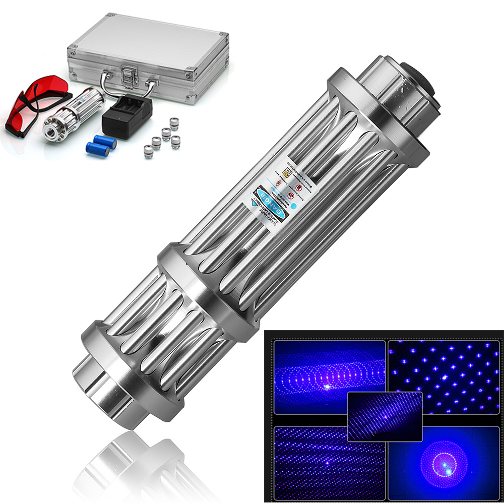 Wholesale Retail USA European Hot 3KM-5KM Long Range 450nm Blue Laser Pointer with Accessories