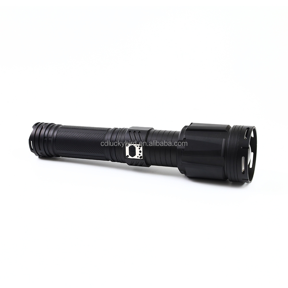 Bright 15000lm Super Strong 100W Telescopic Zoom LED Flashlight with 7 modes 36 Core XHP360 IPX6 Waterproof Torch Light