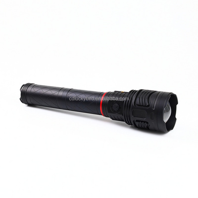 6000lumen White Laser Long Distance Torch Rechargeable Zoom LED Flashlight with Detachable Separately Large Capacity Battery