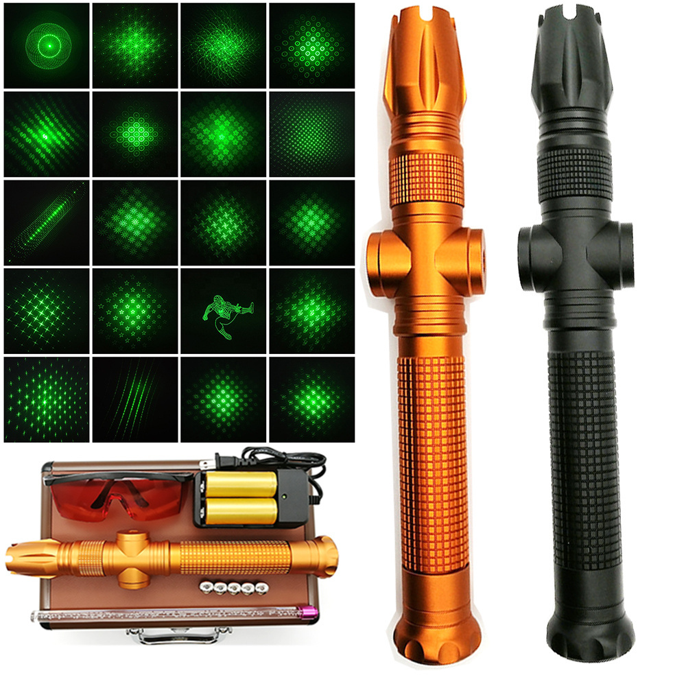 Super bright handheld 532nm green laser pointer with long range 5km for outdoor signal