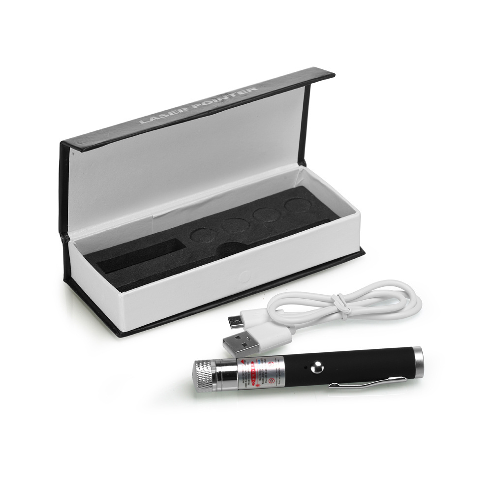 Green Laser Red Laser Beam Star Portable USB Laser Pointer Pen Light