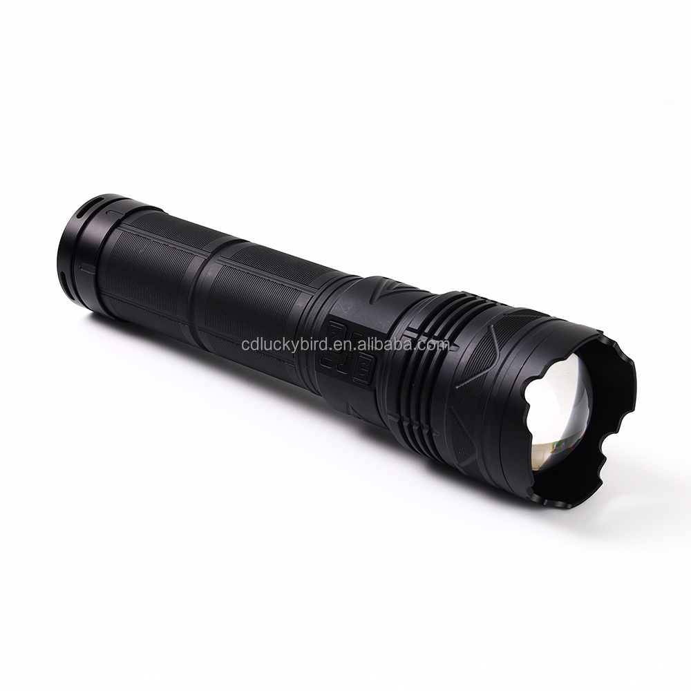 Hot Sale in EU USA Titok 6000LM Rainproof 22000mAh Pansonic Rechargeable Battery Super Bright White Laser led Flashlight